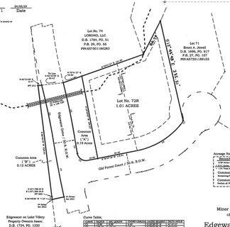 Lot 72r Old Forest Court active lot in Edgewater, Norwood, NC