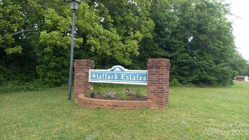 0 Stafford Estates Drive sold lot in Stafford Estates, Salisbury, NC