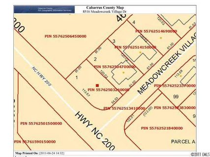 8516 Meadowcreek Village Drive sold lot in Meadowcreek, Locust, NC