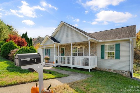 74 Ridge Brook Drive sold home in Ridge Brook Estates, Weaverville, NC