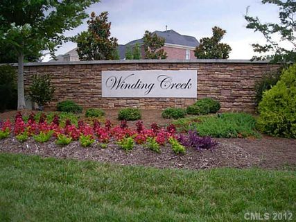 3803 Bronte Lane # 15 sold lot in Winding Creek, Monroe, NC