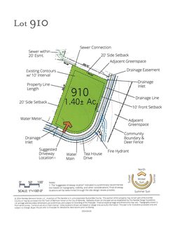 735 Tea House Drive active lot in Ramble Biltmore Forest, Asheville, NC