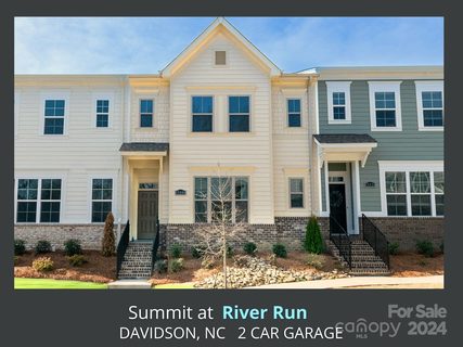 15140 Rocky Bluff Loop sold townhome in The Summit at River Run, Davidson, NC