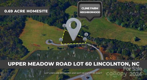 Lot 60 Upper Meadow Road sold lot in Cline Farm, Lincolnton, NC