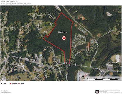 1307 E Union Street pending land listing in Morganton, Morganton, NC