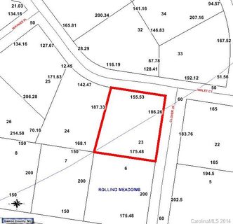203 Violet Court sold lot in Rolling Meadows, Kings Mountain, NC