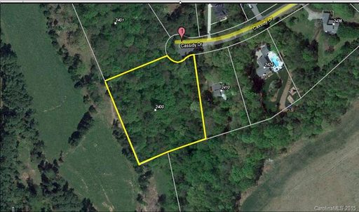 2400 Cassidy Drive sold lot in Greyland Hills, Davidson, NC