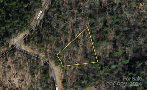 22 Hackberry Road active lot in Pine Mountain Lakes, Connelly Springs, NC