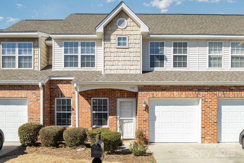 334 Valley Brook Lane sold townhome in Stonebridge, Concord, NC