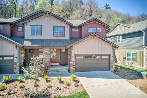 521 Sweet Birch Park Lane sold townhome in Sweet Birch Commons, Black Mountain, NC