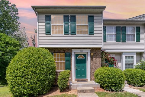 513 Lex Drive sold townhome in Alexander Towne, Charlotte, NC