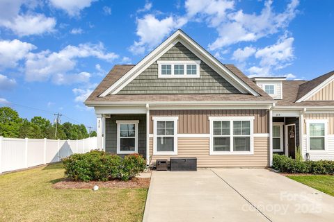 218 Canina Lane sold townhome in Plyler Place, Indian Trail, NC