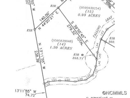 999 Falling Leaf Lane 14 & 17 sold lot in Hoblestik Ridge, Saluda, NC