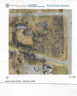 718 W 1st Street sold lot in Hildebran Heights, Newton, NC