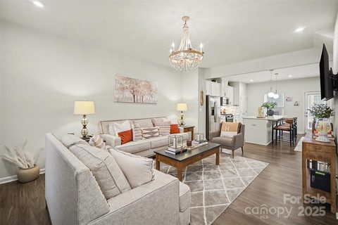 1230 Ashbury Street sold townhome in Riverbend Towns, Charlotte, NC
