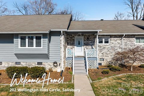 202 Wellington Hills Circle sold condo in Wellington Hills, Salisbury, NC