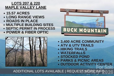 Tbd Maple Valley Lane active home in Buck Mountain, Purlear, NC