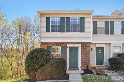 655 Lex Drive sold townhome in Alexander Towne, Charlotte, NC