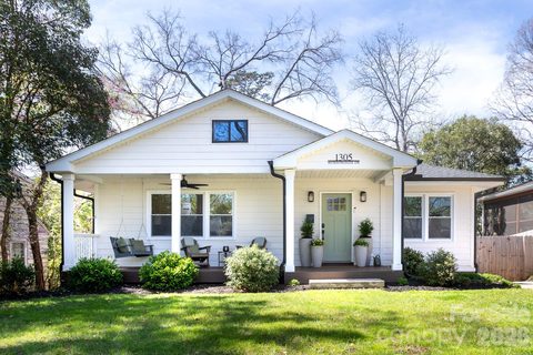 1305 Morningside Drive sold home in Morningside, Charlotte, NC