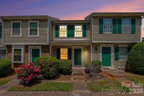 544 Lex Drive sold townhome in Alexander Towne, Charlotte, NC