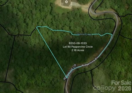 Lot 90 Peppervine Circle active lot in Round Mountain Falls, Rosman, NC