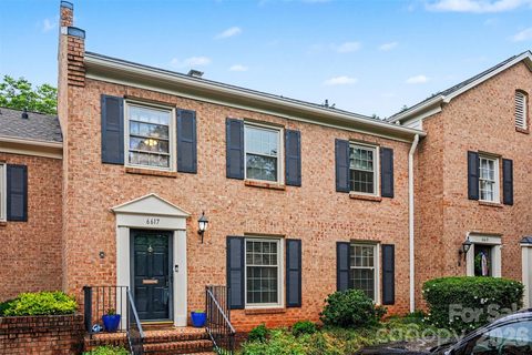 6617 Bunker Hill Circle sold townhome in Olde Georgetowne, Charlotte, NC