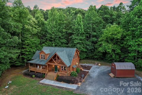 124 Small Creek Drive pending home in Sweetbriar Farms, Lake Lure, NC