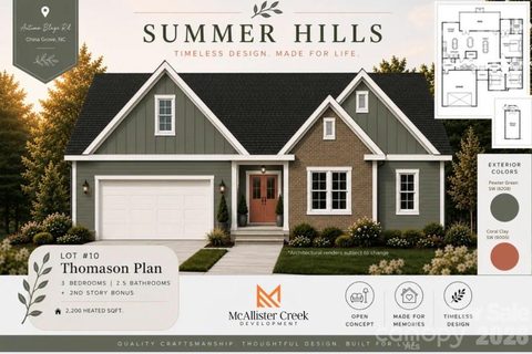 Homes in Summer Hill, China Grove