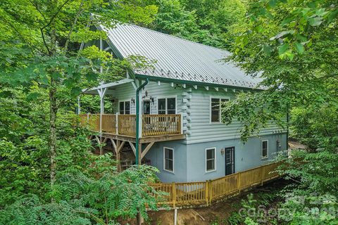 1061 Setzer Cove Road pending home in Valley Vista, Maggie Valley, NC