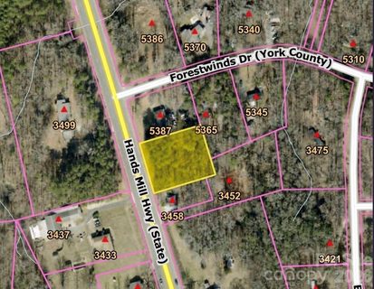 00 Hands Mill Hwy Highway active lot in Forestwinds Estates, York, SC