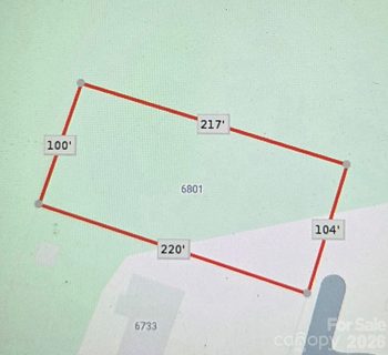 6801 Burkandt Road active lot in Wilson Woods, Mint Hill, NC