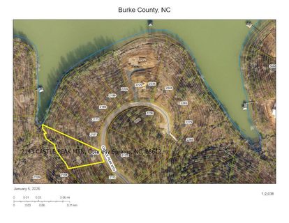 2143 Castle Peak Mountain active lot in Lakeside Reserve, Connelly Springs, NC