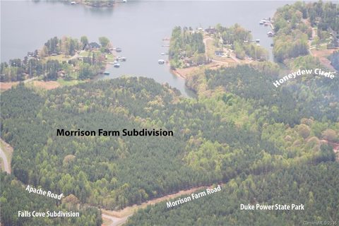 Lot 16 Apache Road sold lot in Twinn Coves on Morrison, Troutman, NC