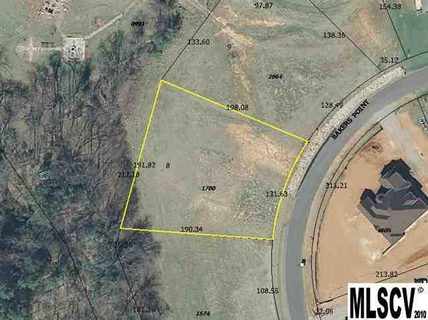 5907 Bakers Point 8 sold land listing in Howards Reach at Bakers Mountain, Hickory, NC