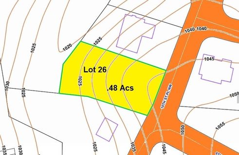 737 10th Street Place 26 sold lot in The Pines II, Hickory, NC
