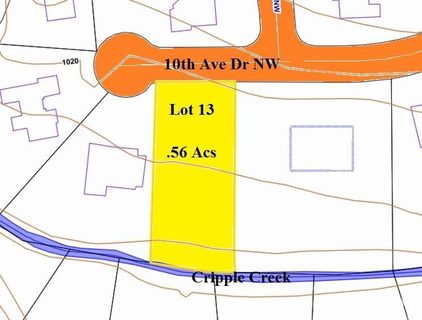 1053 10th Ave Drive 13 sold lot in The Pines II, Hickory, NC