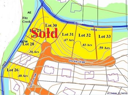 1054 1044 8th Avenue Lane 32-33 sold lot in The Pines II, Hickory, NC