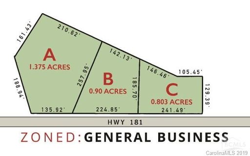 V Lot A Nc Hwy 181 sold commercial land in Oak Hill, Morganton, NC
