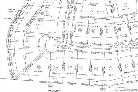 0000 Stoney Run Drive 30 sold lot in Stoney Run, Oakboro, NC