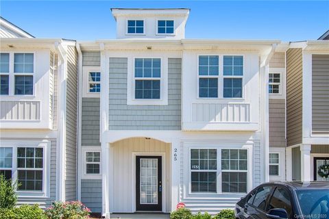 265 Halton Crossing Drive sold townhome in Settlers Landing, Concord, NC