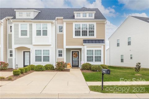 267 Halton Crossing Drive sold townhome in Settlers Landing, Concord, NC