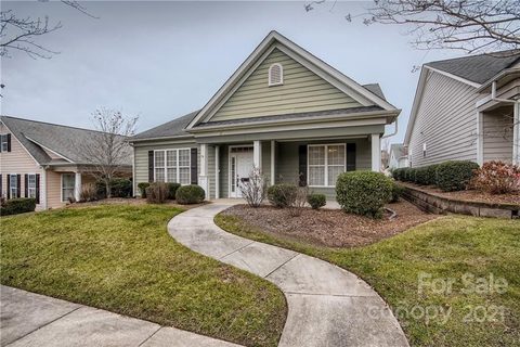 12409 Hampton Row Drive sold home in The Cottages, Pineville, NC