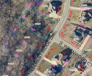 0 Hillcrest Ridge Drive 21 sold lot in Timber Run, Salisbury, NC