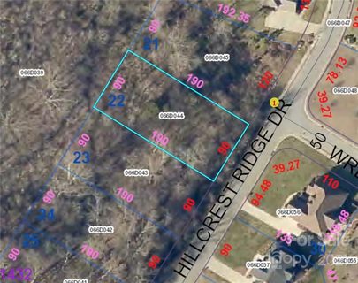 0 Hillcrest Ridge Drive 22 sold lot in Timber Run, Salisbury, NC