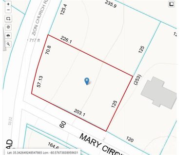 7 Mary Circle sold lot in Far Away Place, Concord, NC