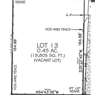 623 Wynette Way pending land listing in Royal Pines Estates, Columbia, SC
