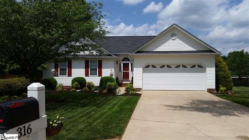 316 Tearose Lane sold home in Rosemont, Simpsonville, SC