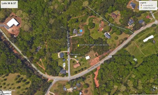 S Plainview Drive Lots 36 & 37 sold lot in Plainview Heights, Greenville, SC