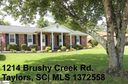 1214 Brushy Creek Road sold home in Taylors, SC