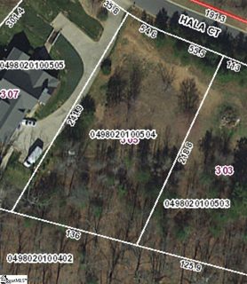 305 Hala Court sold lot in Eastview, Greenville, SC